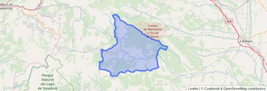 Mapa de ubicacion de Truchas.