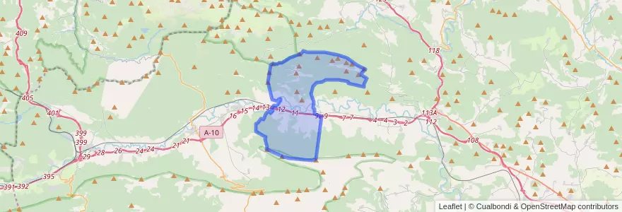 Mapa de ubicacion de Uharte-Arakil.