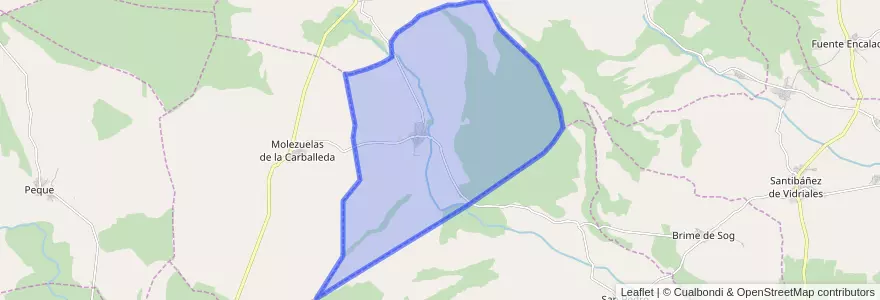 Mapa de ubicacion de Uña de Quintana.