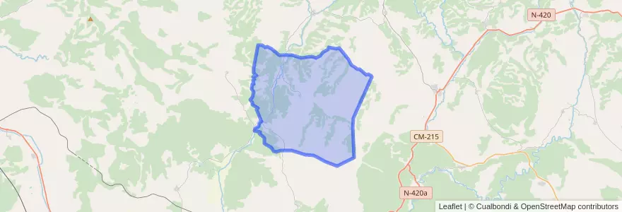 Mapa de ubicacion de Valdemorillo de la Sierra.