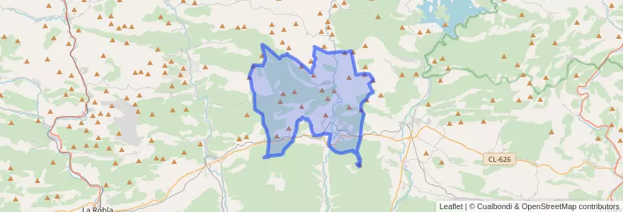 Mapa de ubicacion de Valdepiélago.