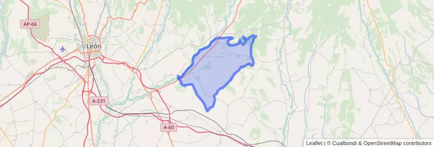Mapa de ubicacion de Valdepolo.