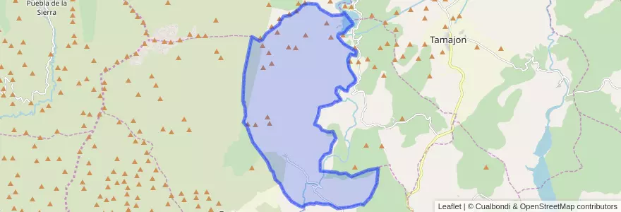 Mapa de ubicacion de Valdesotos.