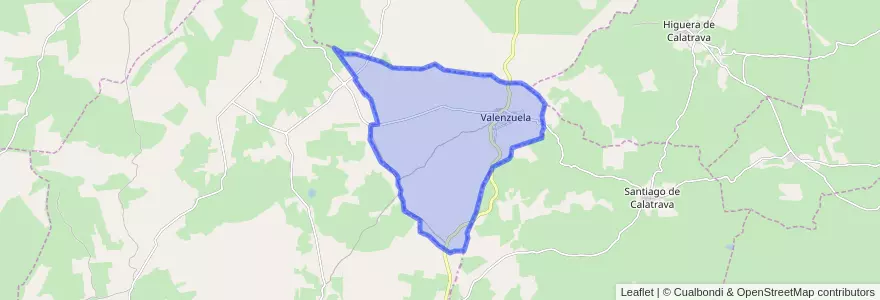 Mapa de ubicacion de Valenzuela.