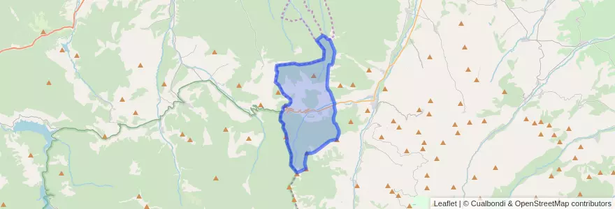Mapa de ubicacion de Valgañón.