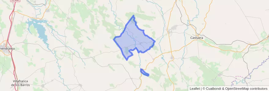 Mapa de ubicacion de Valle de la Serena.