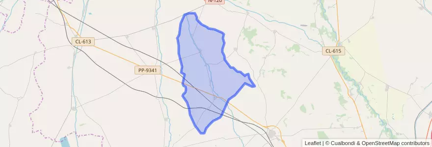 Mapa de ubicacion de Valle del Retortillo.