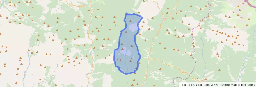 Mapa de ubicacion de Vidángoz/Bidankoze.