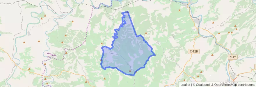 Mapa de ubicacion de Vilalba dels Arcs.