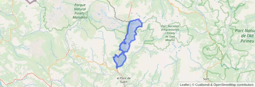 Mapa de ubicacion de Vilaller.