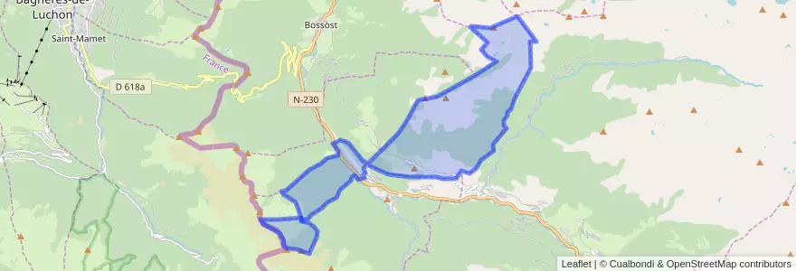 Mapa de ubicacion de Vilamòs.
