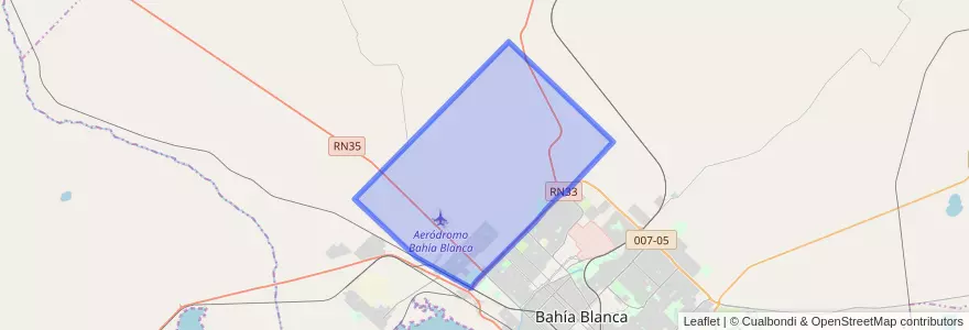 Mapa de ubicacion de Villa Bordeu.