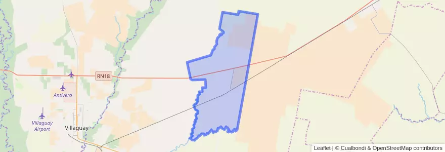 Mapa de ubicacion de Villa Clara.