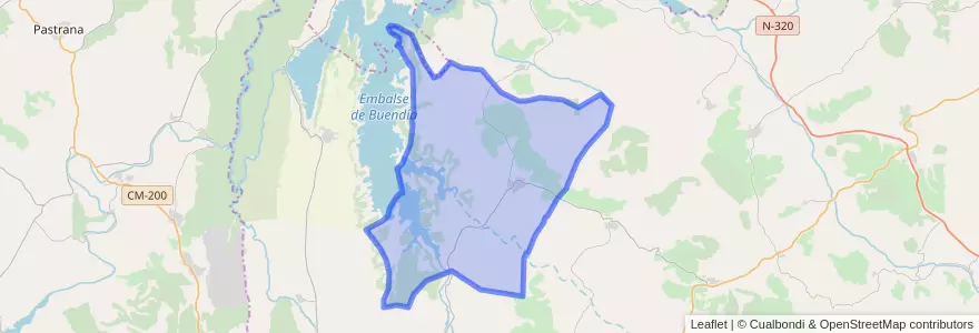 Mapa de ubicacion de Villalba del Rey.