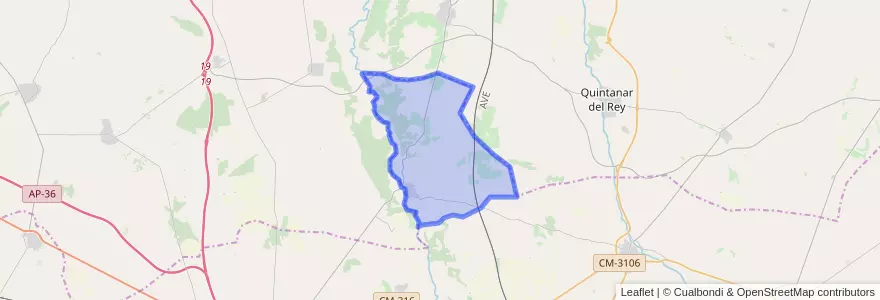 Mapa de ubicacion de Villalgordo del Júcar.