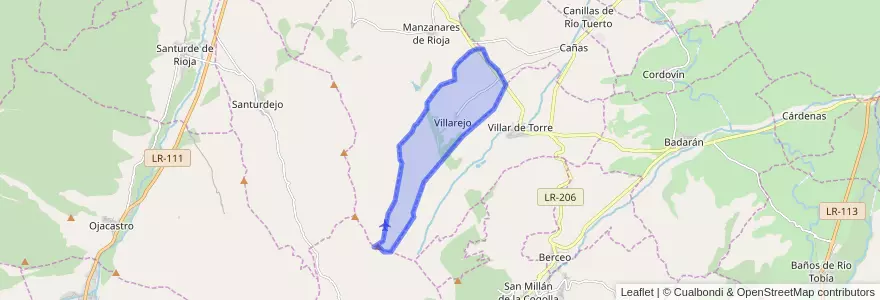 Mapa de ubicacion de Villarejo.