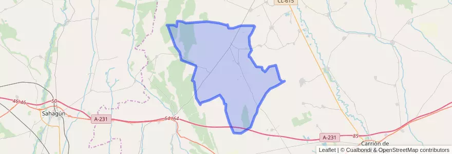 Mapa de ubicacion de Villarrabé.