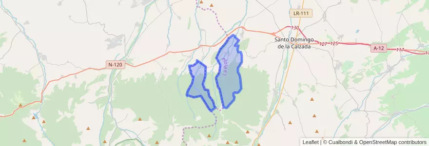 Mapa de ubicacion de Villarta-Quintana.