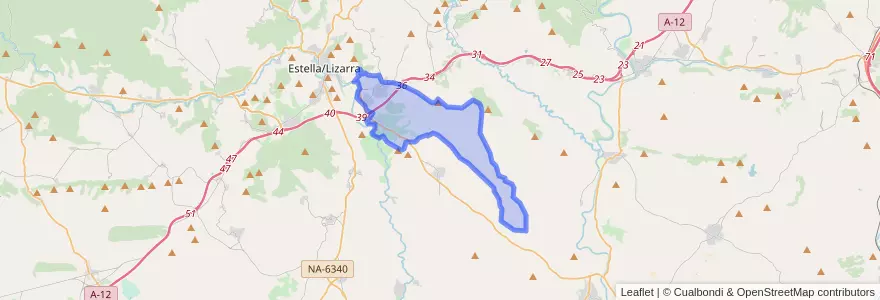 Mapa de ubicacion de Villatuerta.