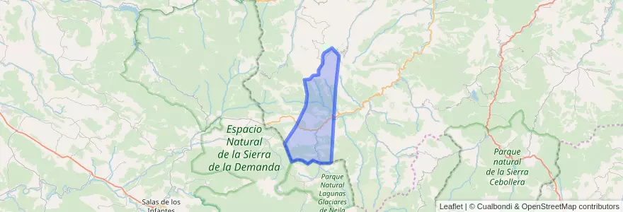 Mapa de ubicacion de Villavelayo.