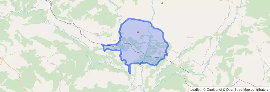 Mapa de ubicacion de Víllora.