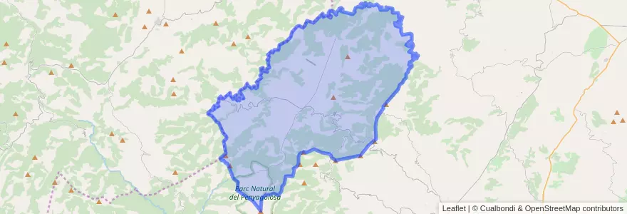 Mapa de ubicacion de Vistabella del Maestrat.