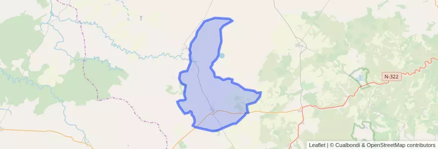 Mapa de ubicacion de Viveros.