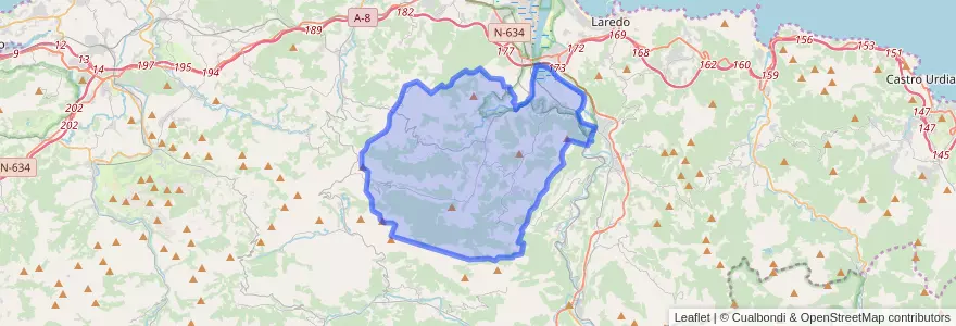 Mapa de ubicacion de Voto.