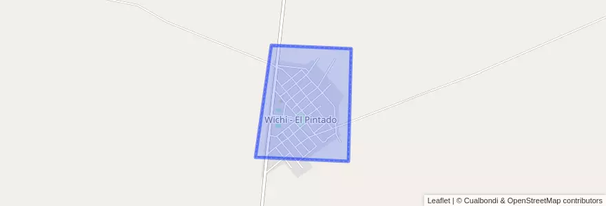 Mapa de ubicacion de Wichí - El Pintado.