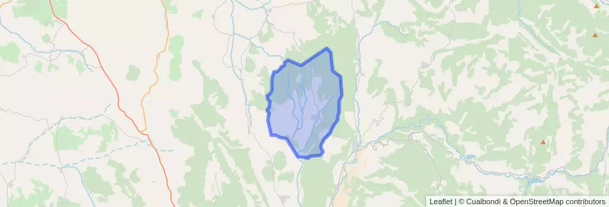 Mapa de ubicacion de Zarzuela.