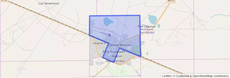 Mapa de ubicacion de Zona Central.