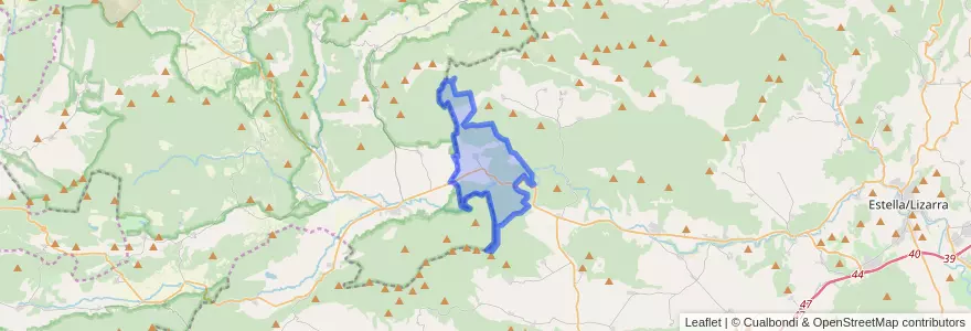 Mapa de ubicacion de Zúñiga.