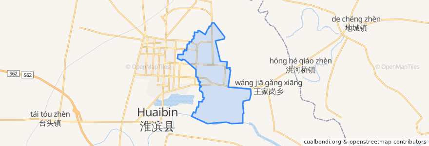 Mapa de ubicacion de 桂花街道.