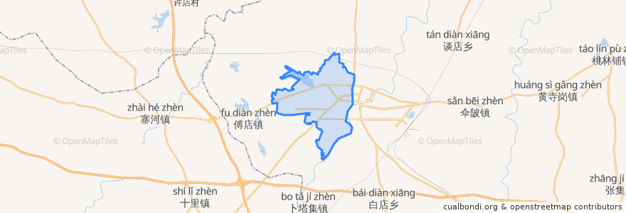 Mapa de ubicacion de Chunshen Subdistrict.