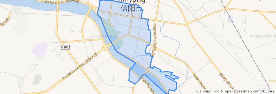 Mapa de ubicacion de 老城街道.