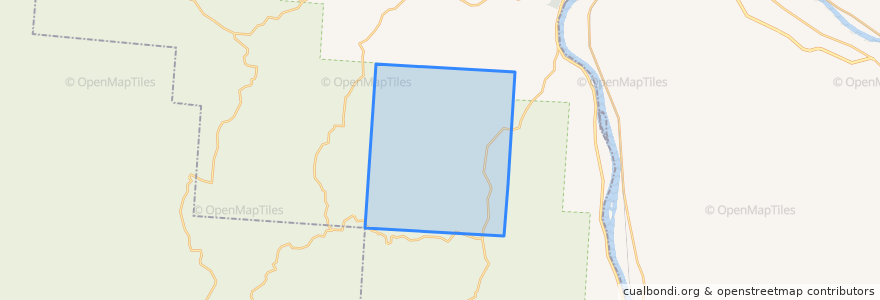Mapa de ubicacion de Harrison Township.