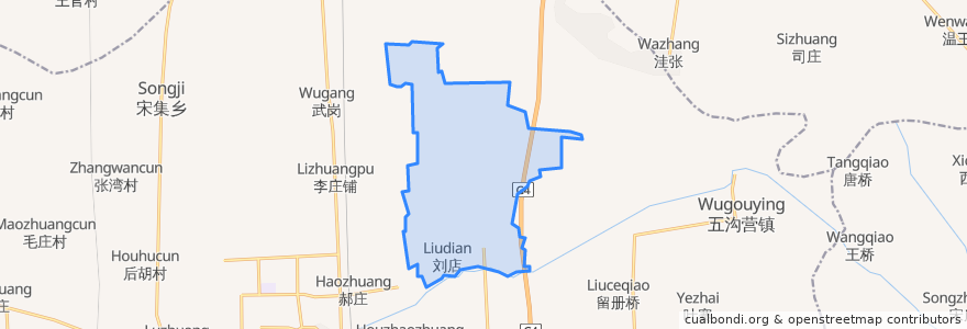 Mapa de ubicacion de 老王坡农场.