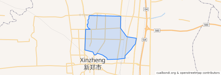 Mapa de ubicacion de 中心城区新区建设管理委员会.