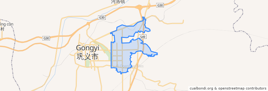 Mapa de ubicacion de 紫荆路街道.