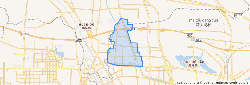 Mapa de ubicacion de 丰庆路街道.