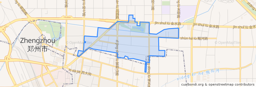 Mapa de ubicacion de 人民路街道.