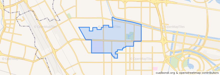 Mapa de ubicacion de 文化路街道.