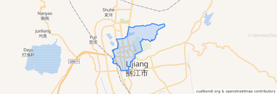 Mapa de ubicacion de 西安街道.