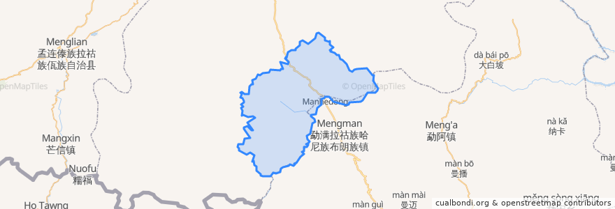 Mapa de ubicacion de 惠民镇.