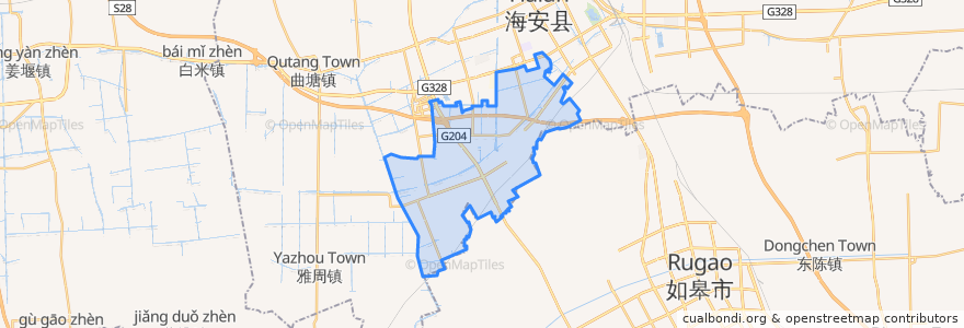 Mapa de ubicacion de 孙庄街道.