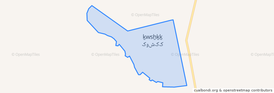 Mapa de ubicacion de رامجرد.