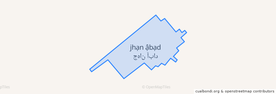 Mapa de ubicacion de جهان‌آباد.