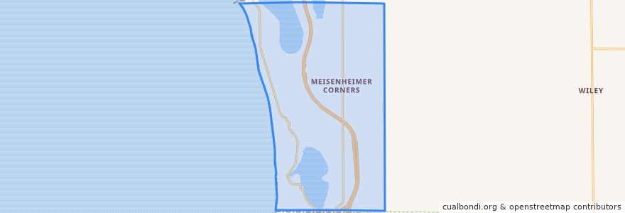 Mapa de ubicacion de Summit Township.