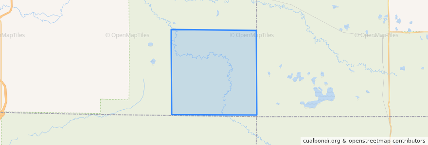 Mapa de ubicacion de Logan Township.