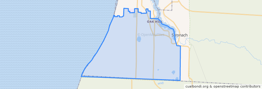 Mapa de ubicacion de Filer Charter Township.